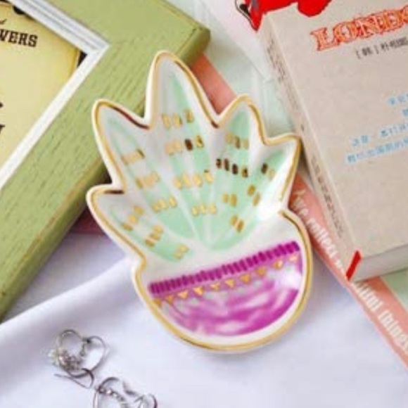 SUCCULENT TRINKET TRAY NWT - Picture 3 of 8